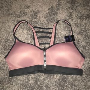 PINK Ultimate Sports Bra (mauve/dusty rose color)
